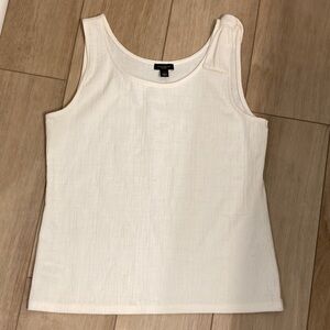 Ann Taylor Classic Cream Tank Top
